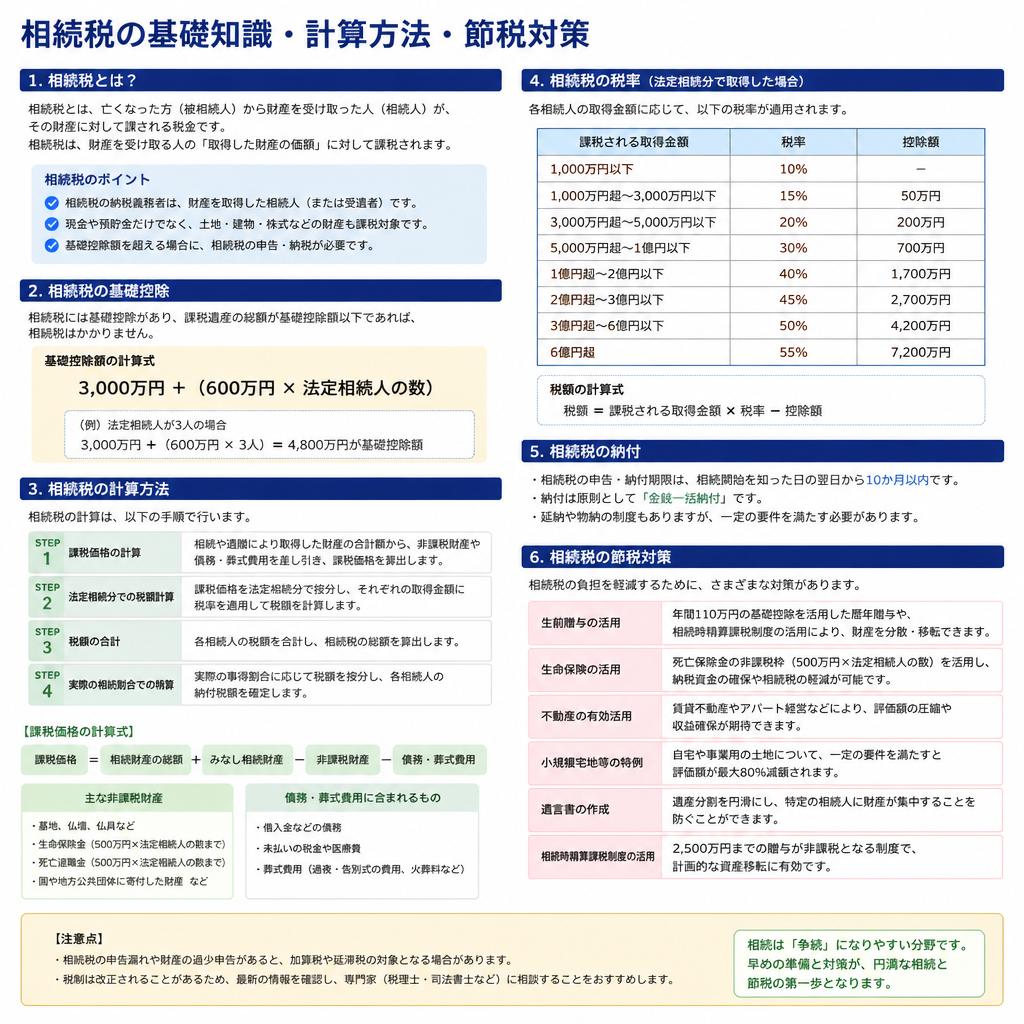 相続税の概要と対策