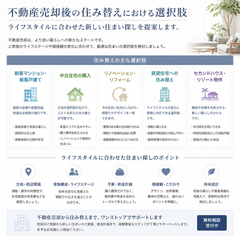 住み替えの選択肢