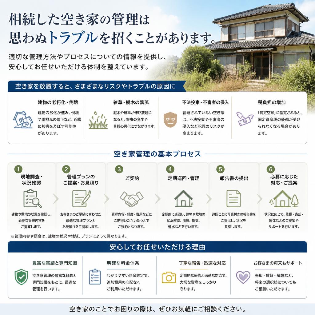 空き家管理の重要性